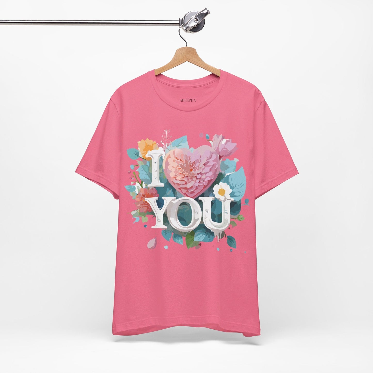 Valentine Graphic T Shirt Unisex Jersey Short Sleeve Tee With Adelpha Artwork Design