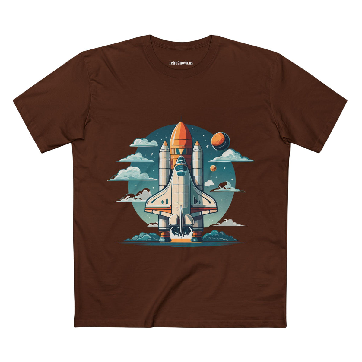 Cosmos Shuttle Graphic Tee Staple Unisex 100 Cotton Tee Shirt - CS-1