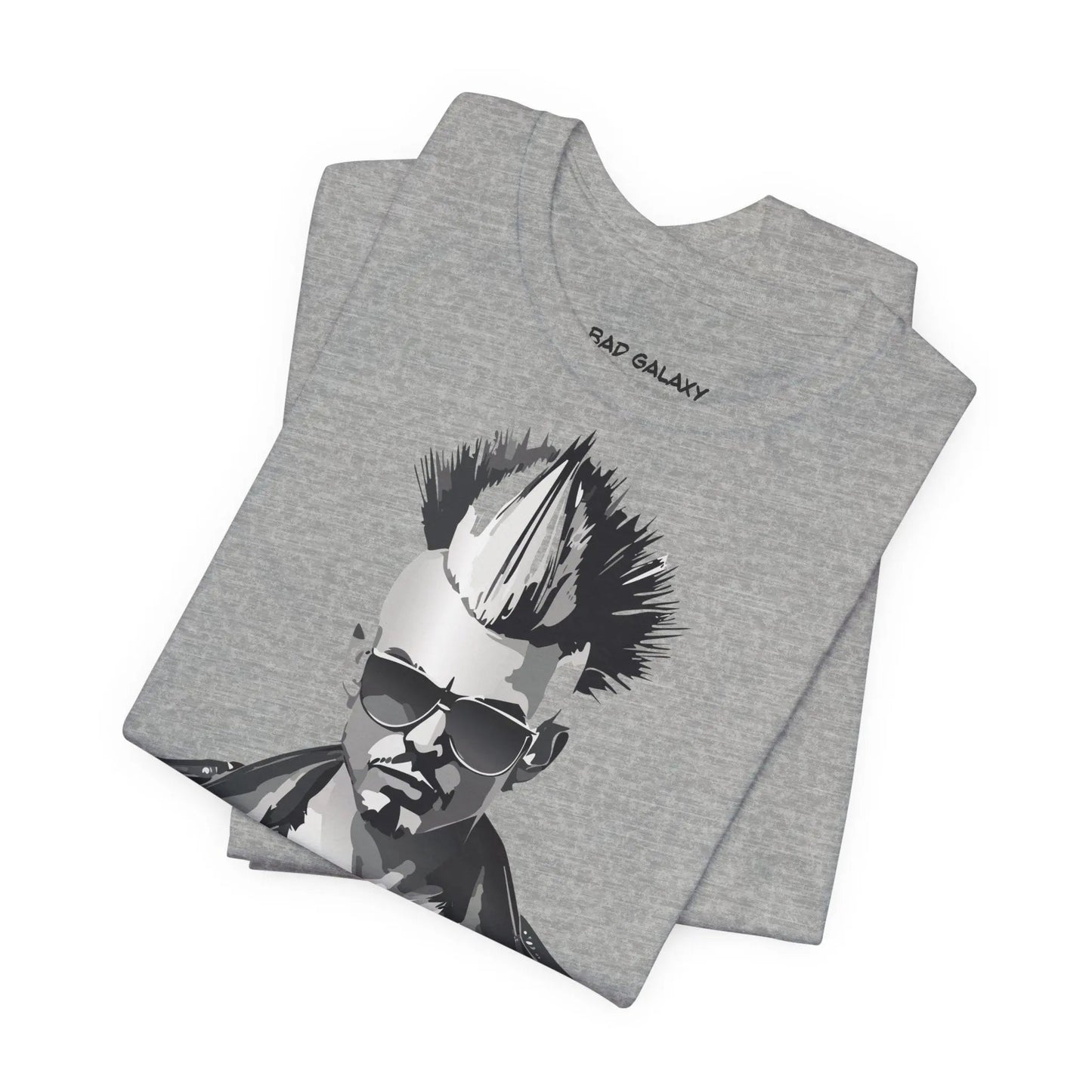 Bad Galaxy Punk Rock Tee Shirt Made In USA With Eco Friendly Ink 100 Percent Cotton