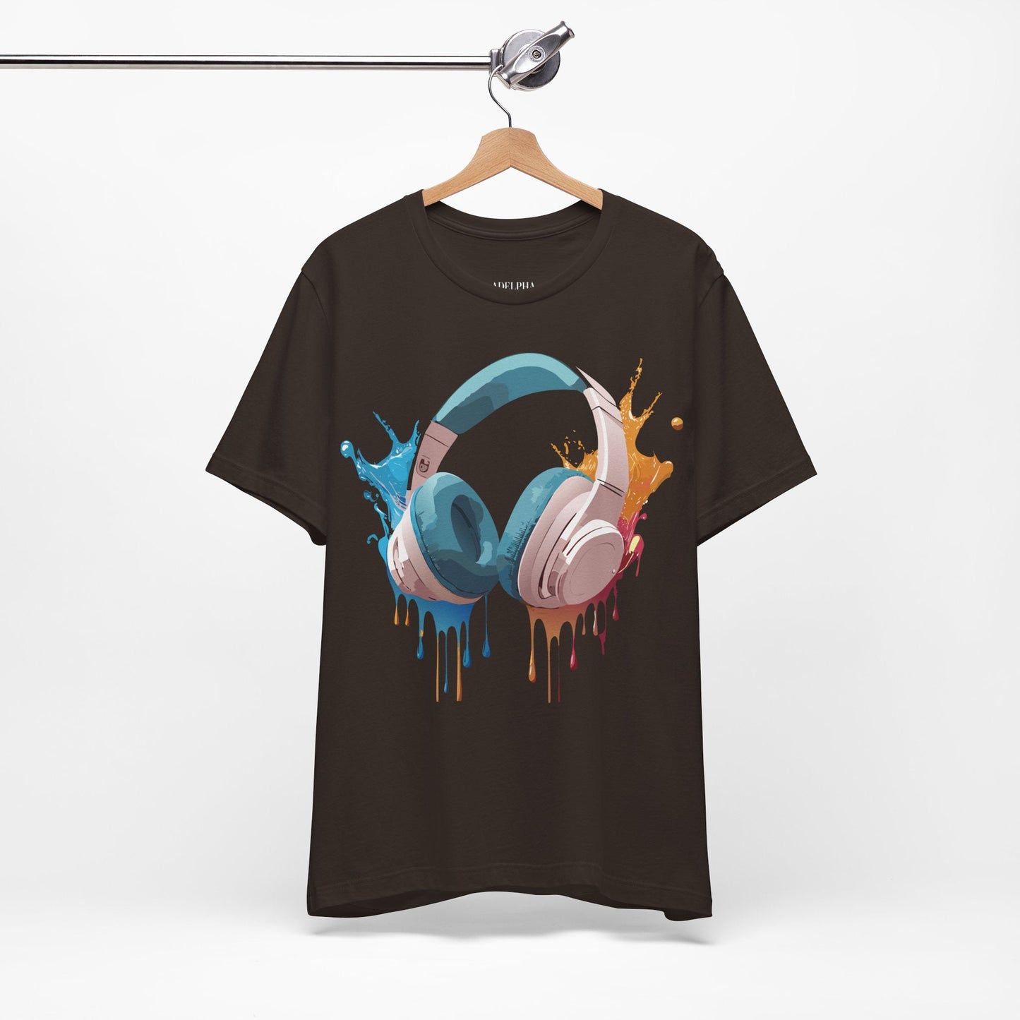 Adelpha Graphic Tee Unisex Music Artwork Vintage Inspired Jersey Short Sleeve Shirt