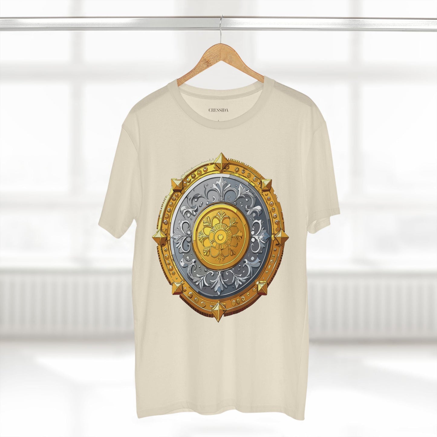 Antique Gold Coin Graphic Design T-Shirt Unisex 100 Cotton With Golden Print Artwork Tee 22