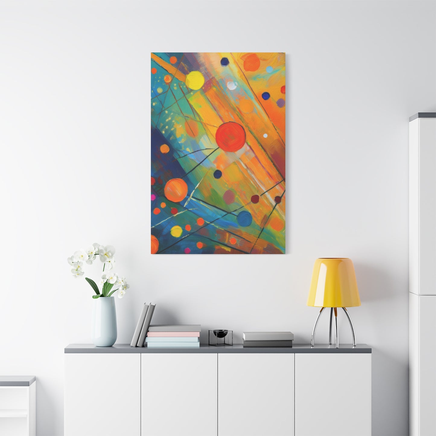 Abstract Oil Painting Print Canvas 20x24,20x30,24x30 24x32,24x36,30x40 32x48,36x48,40x60 Pine-Wood Inner Frame ABS-141
