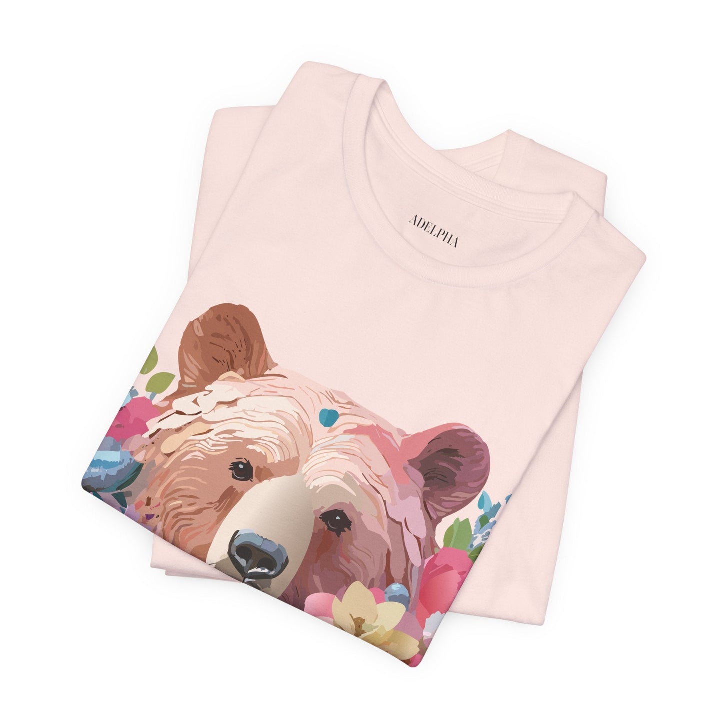 Bear Shirt Graphic Tee Unisex Jersey Short Sleeve Vintage Inspired Adelpha