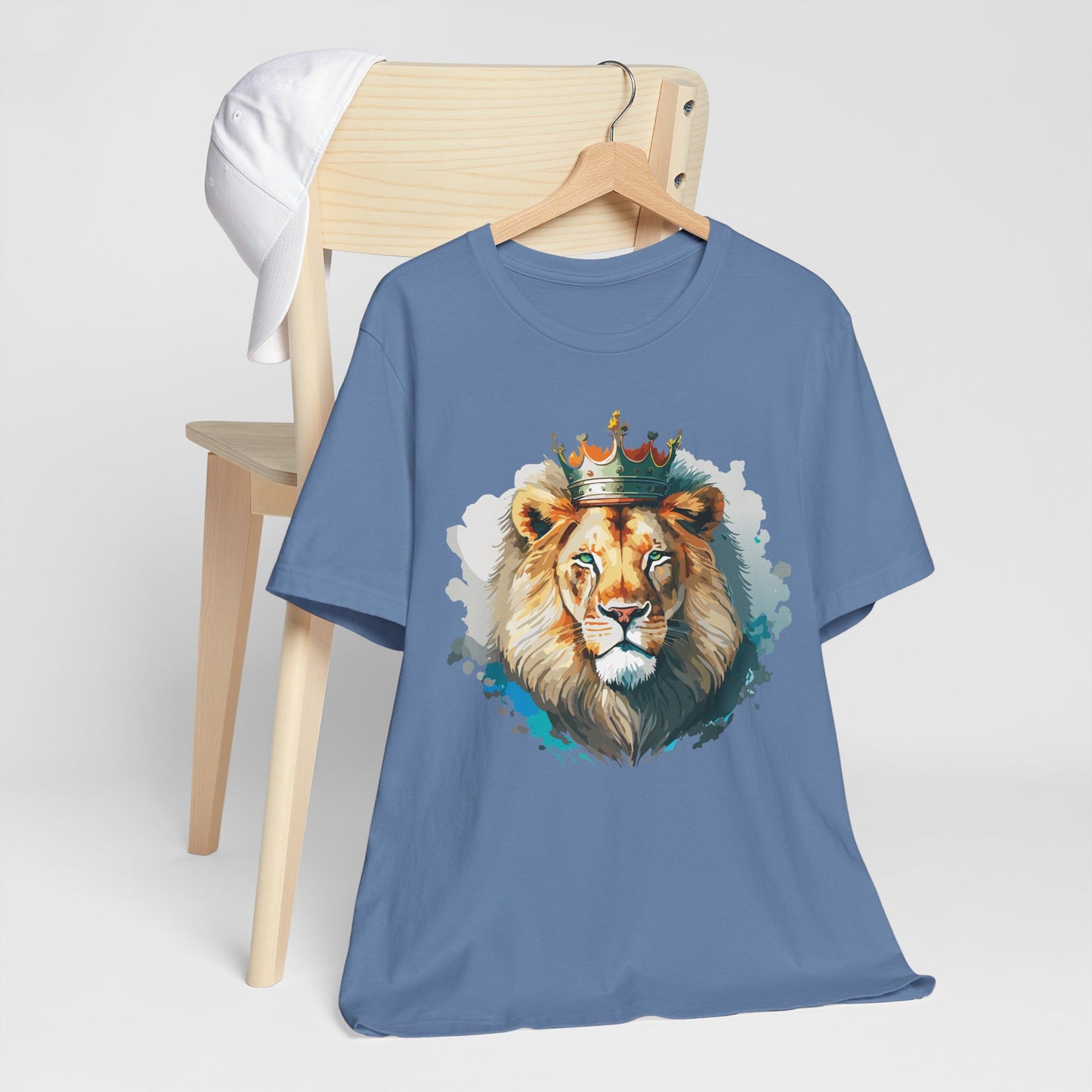 Lion Shirt, Animal Shirt, T-Shirt with Lion, Art Design Tee, Animal Tees, Safari T-Shirt, Crown Tee 13