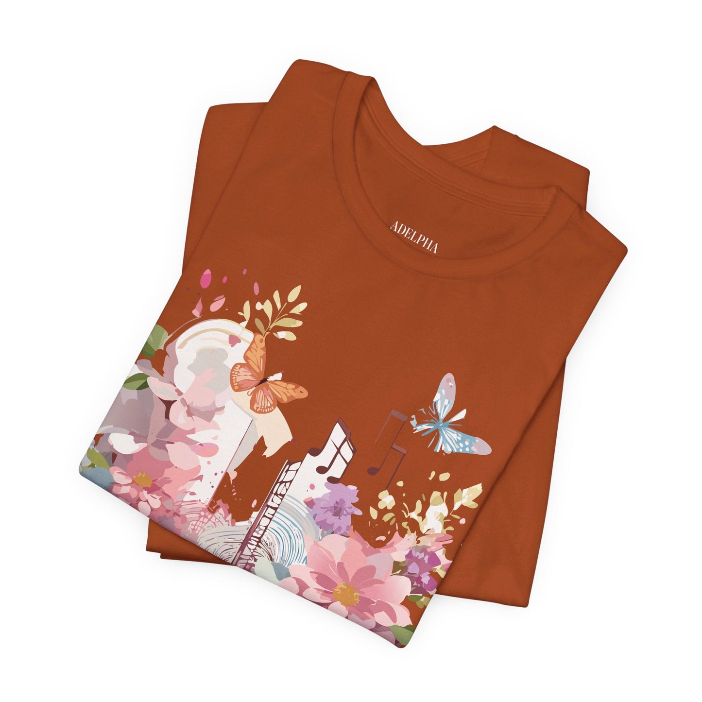 Adelpha Vintage Inspired Graphic T Shirt Unisex Short Sleeve Art Tee Premium Quality