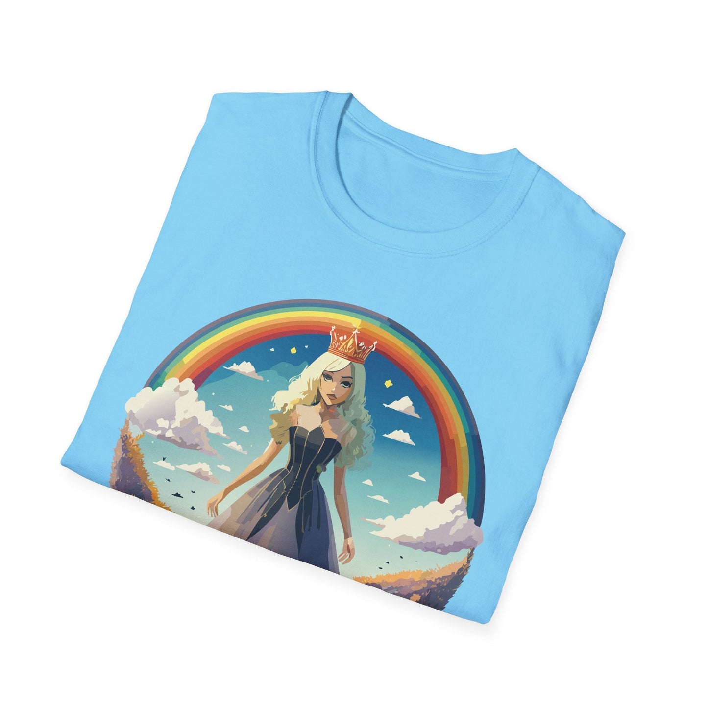 Womens Graphic T Shirt Art Design Tee 100 Percent Cotton Short Sleeve Softstyle Unisex