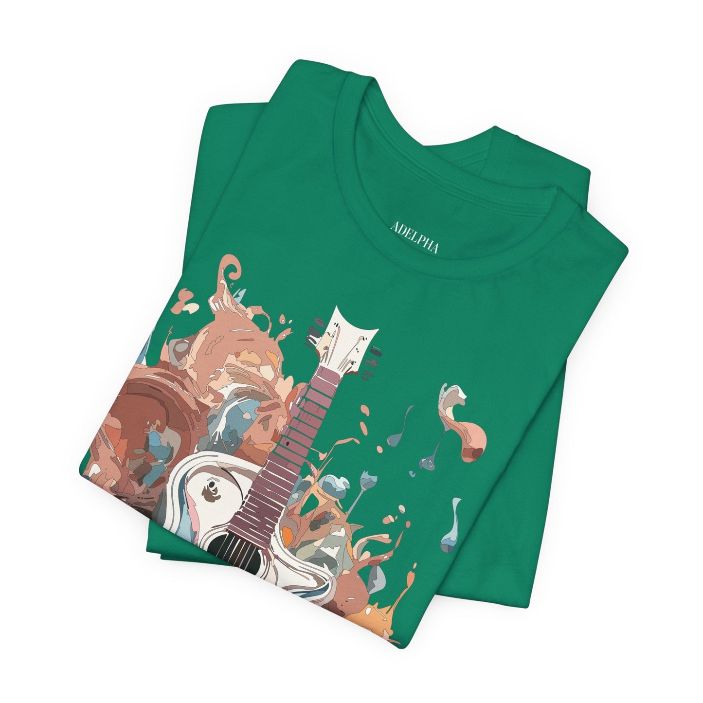 Adelpha Music Graphic Tee for Men and Women Unisex Vintage Inspired Artwork Tee Premium