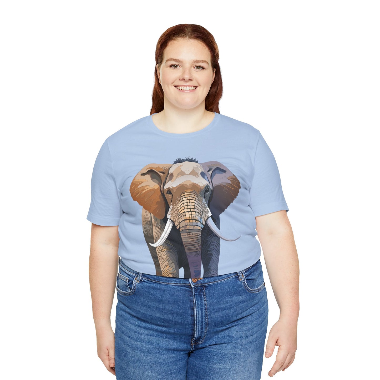 Unisex Animal Art Design Tee Shirt With Wildlife Animals Short Sleeve Everyday Comfort