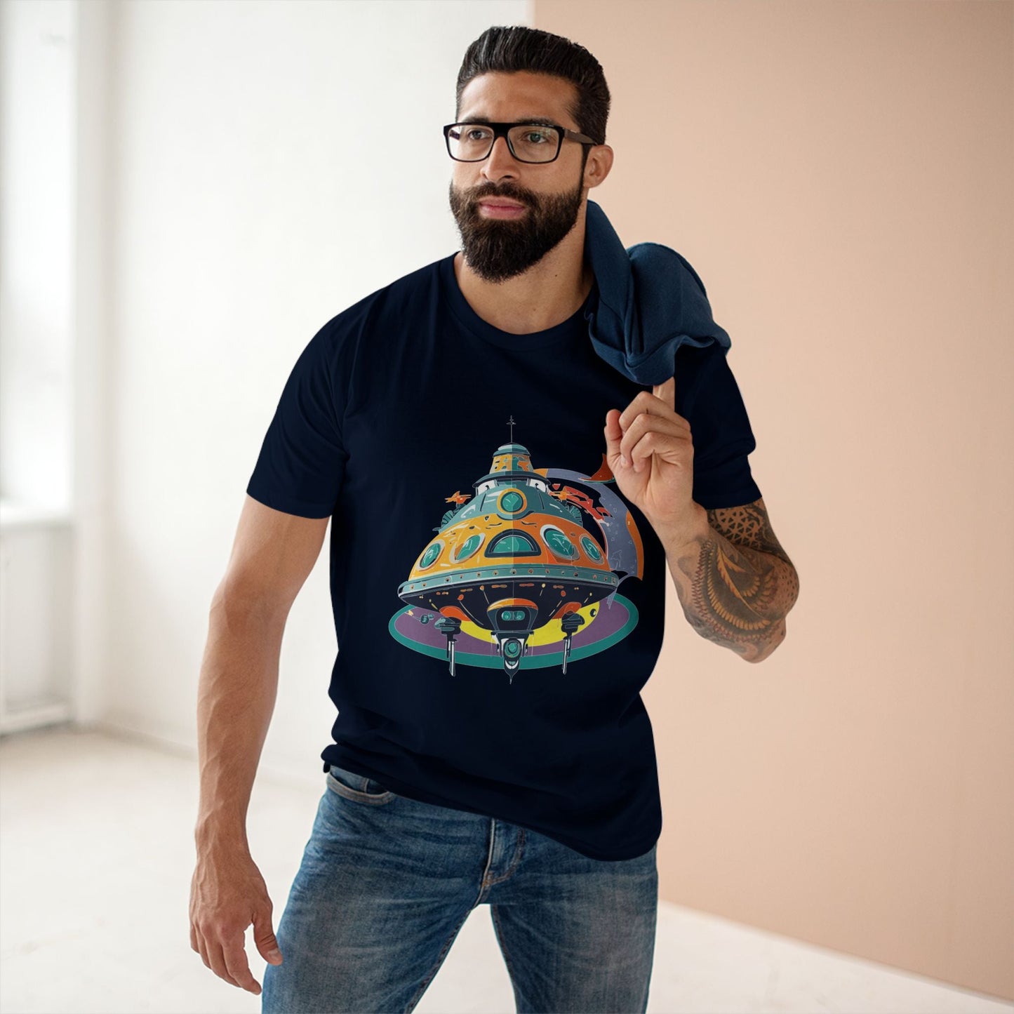 Aliens Graphic Unisex 100 Cotton Staple Tee 31
