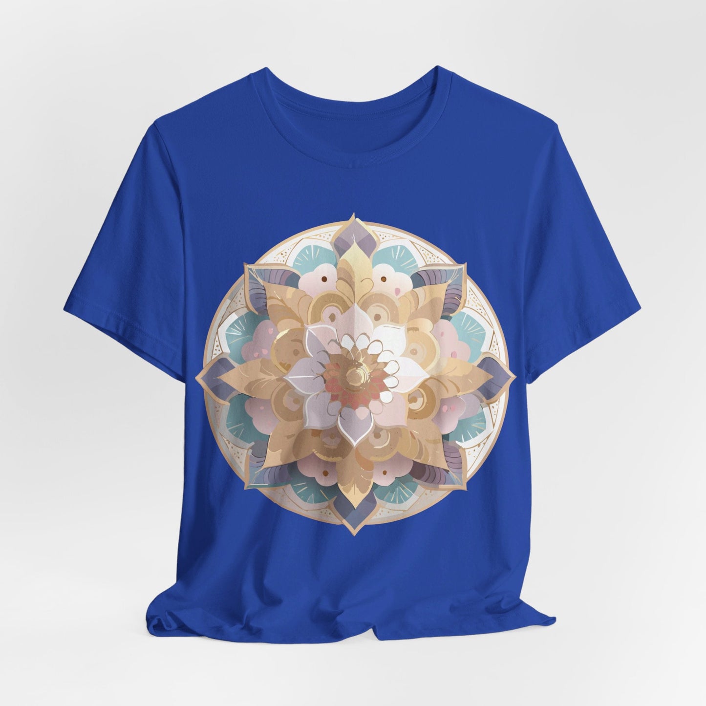 Adelpha Mandala Graphic Tee Unisex Jersey Short Sleeve Vintage Inspired Art Design Shirt