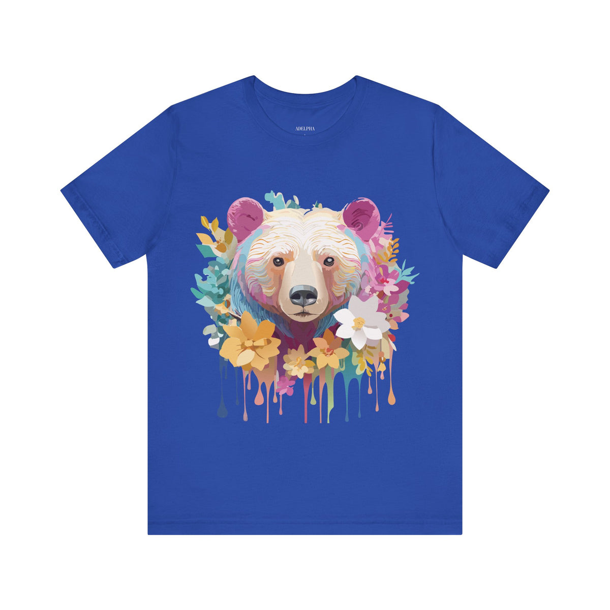 Bear Graphic Design Tee Bella+Canvas Unisex 100 Cotton Tee Shirt a114
