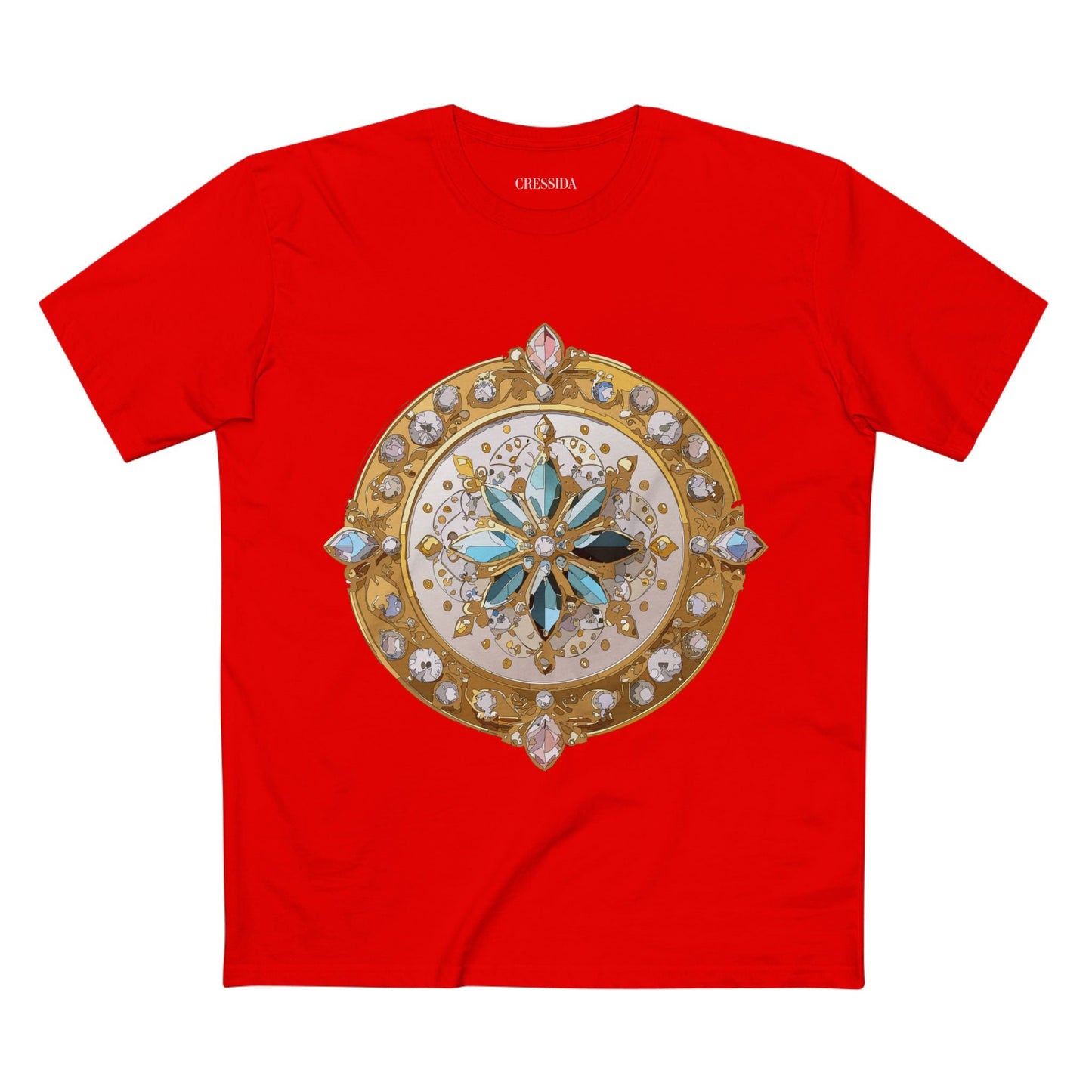 Medallion Graphic T-Shirt Unisex 100 Cotton With Gold Art Design Medal Tee 10