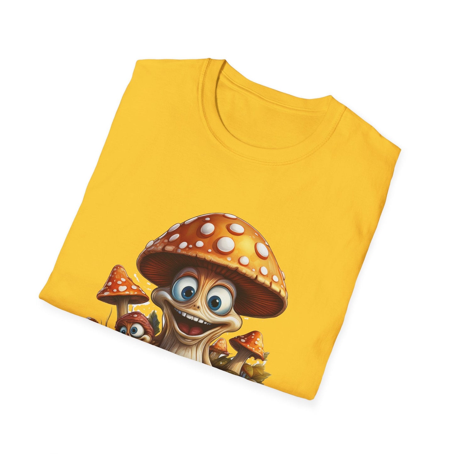 Mashroom Tee Shirt Unisex Softstyle 64000 Comfortable Mushroom Shirt With Funny Fungus Design