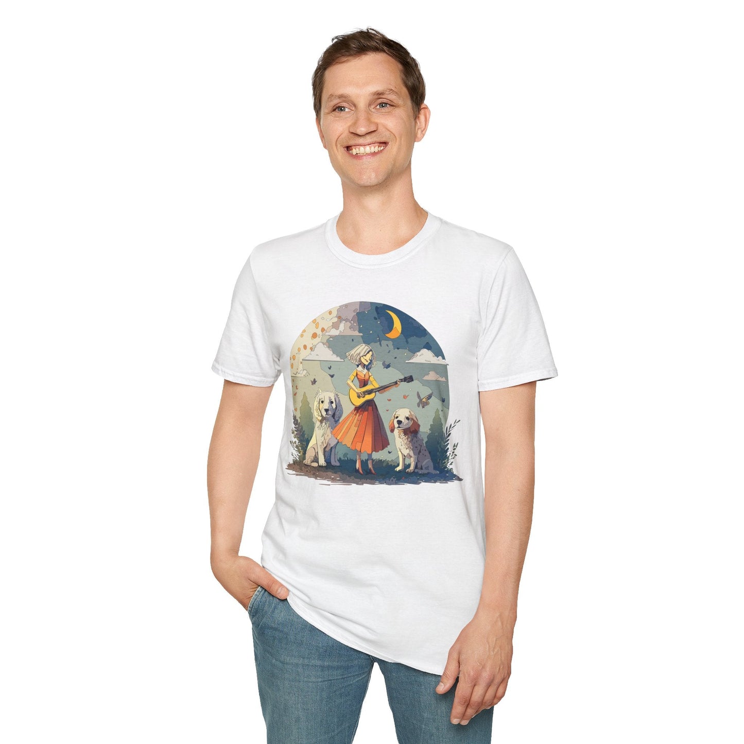 Womens Graphic T Shirts Art Design Tee Softstyle Gildan 64000 100 Percent Cotton