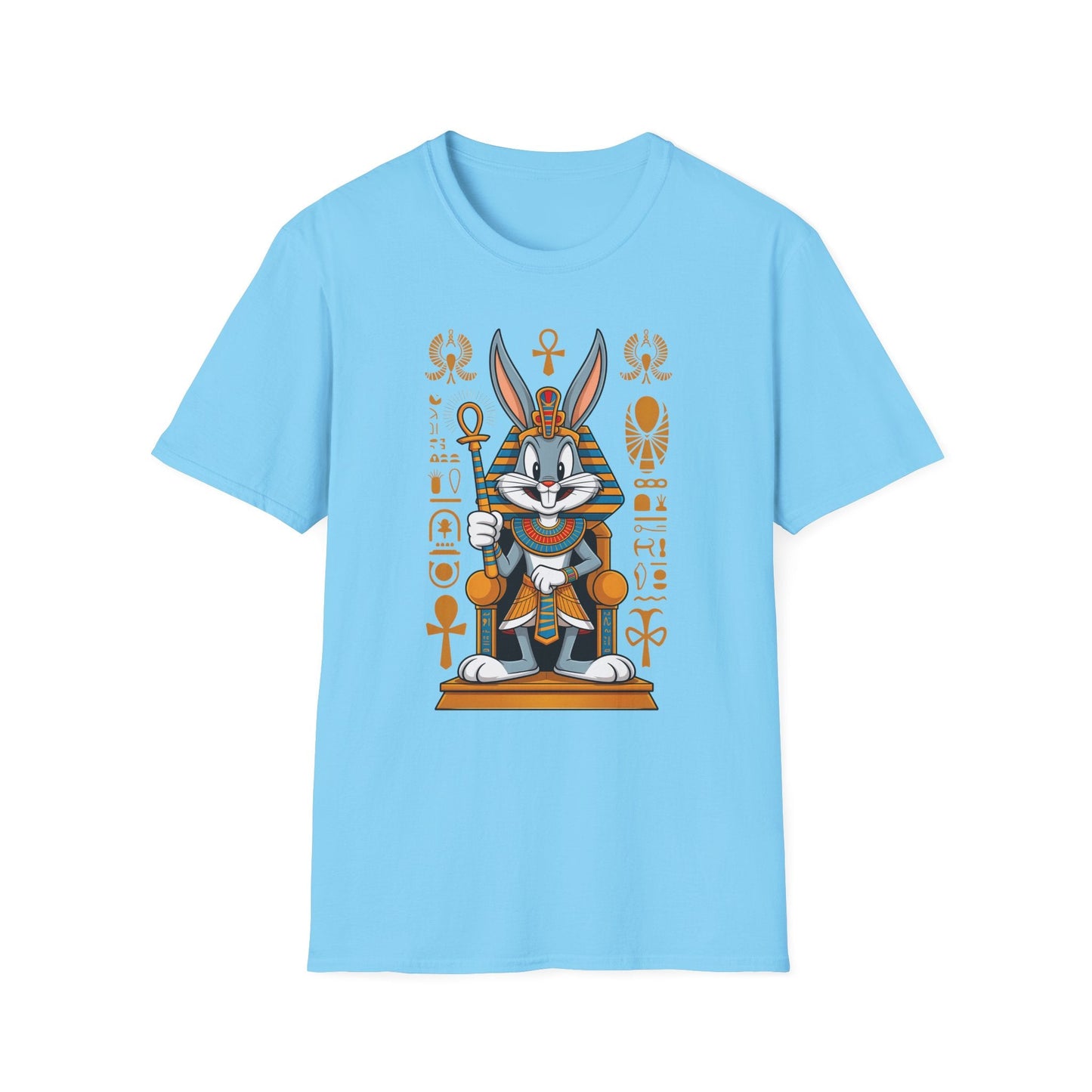 Bugs Bunny T Shirt Unisex Softstyle 64000 Cartoon Animation Tee Ring Spun Cotton