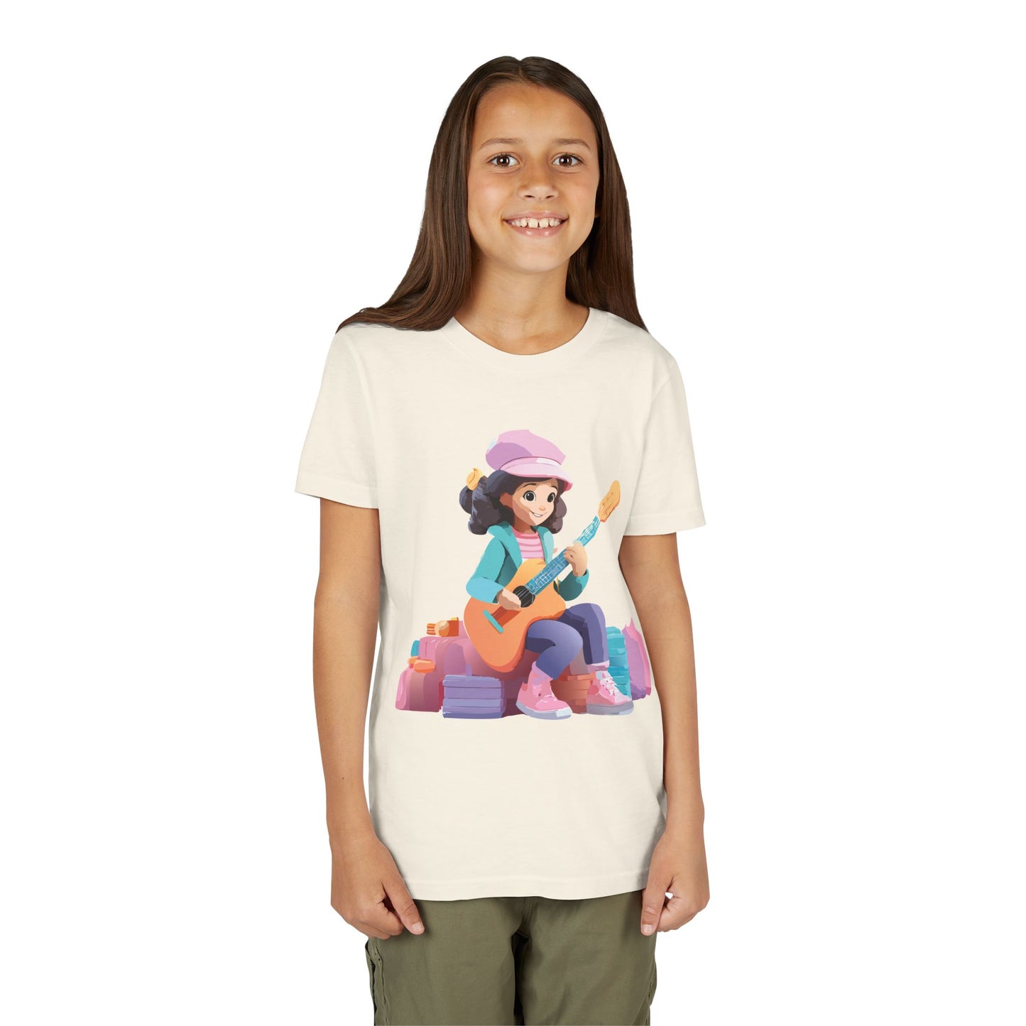 Camiseta gráfica de músico juvenil: perfecta para pequeños artistas y amantes de la música (de 9 a 14 años)