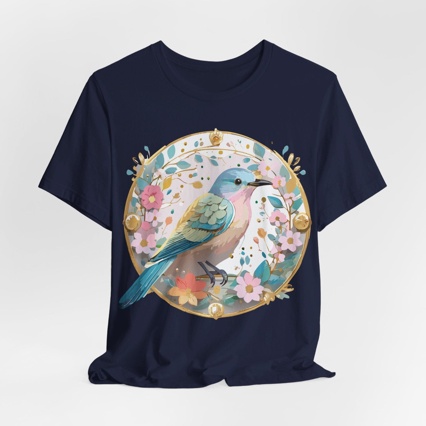 Adelpha Medallion Graphic T Shirt Unisex Short Sleeve Vintage Inspired Artwork Tee