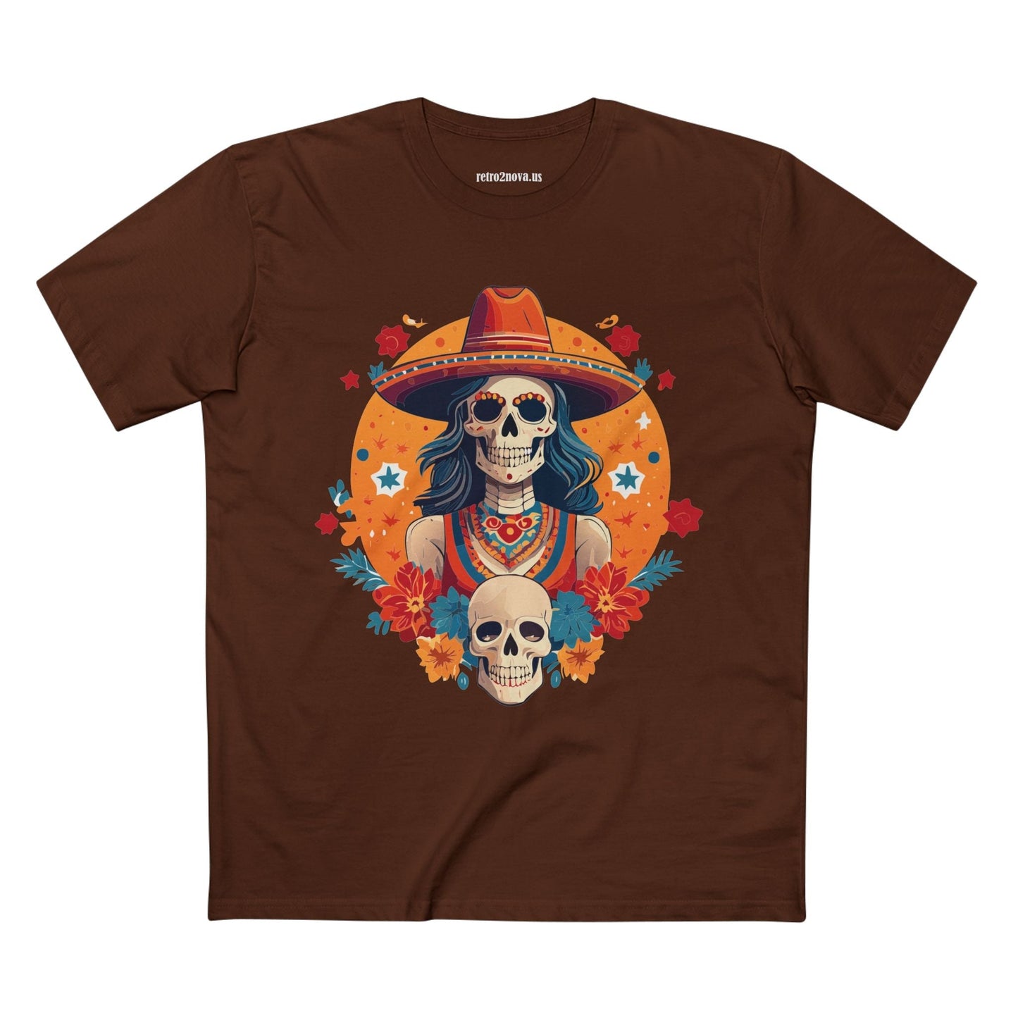 Skull Shirt Unisex Skeleton Tee Premium Cotton With Original Design From Art Collection