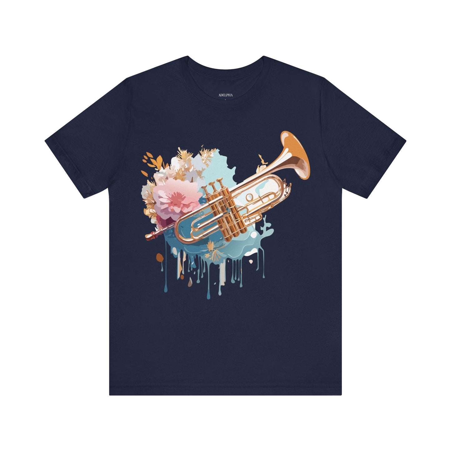 Unisex Graphic T Shirt Adelpha Music Tee Vintage Inspired Art Design Short Sleeve