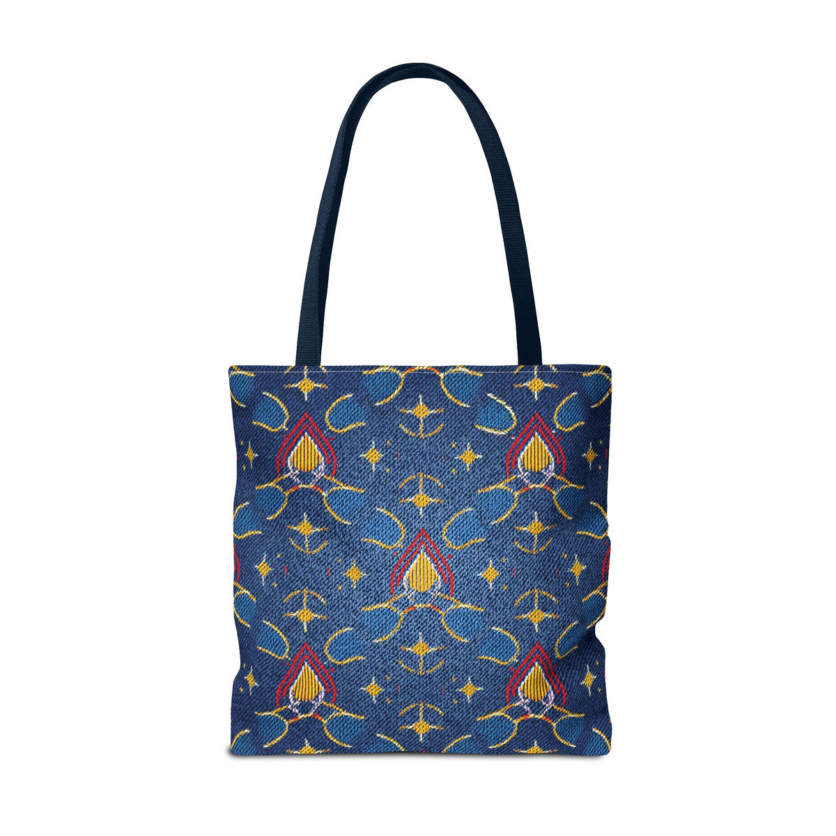 Diwali Graphic Denim Fabric Imitation Print Unisex Canvas Bag Poly Spun 3 Sizes Tote Bag 205-25