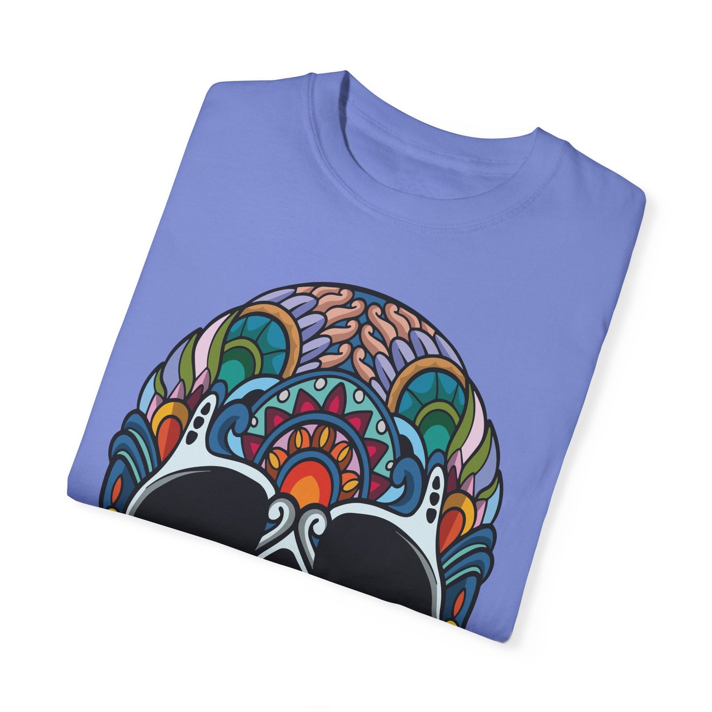 Unisex Cotton Tee Shirt with Skull