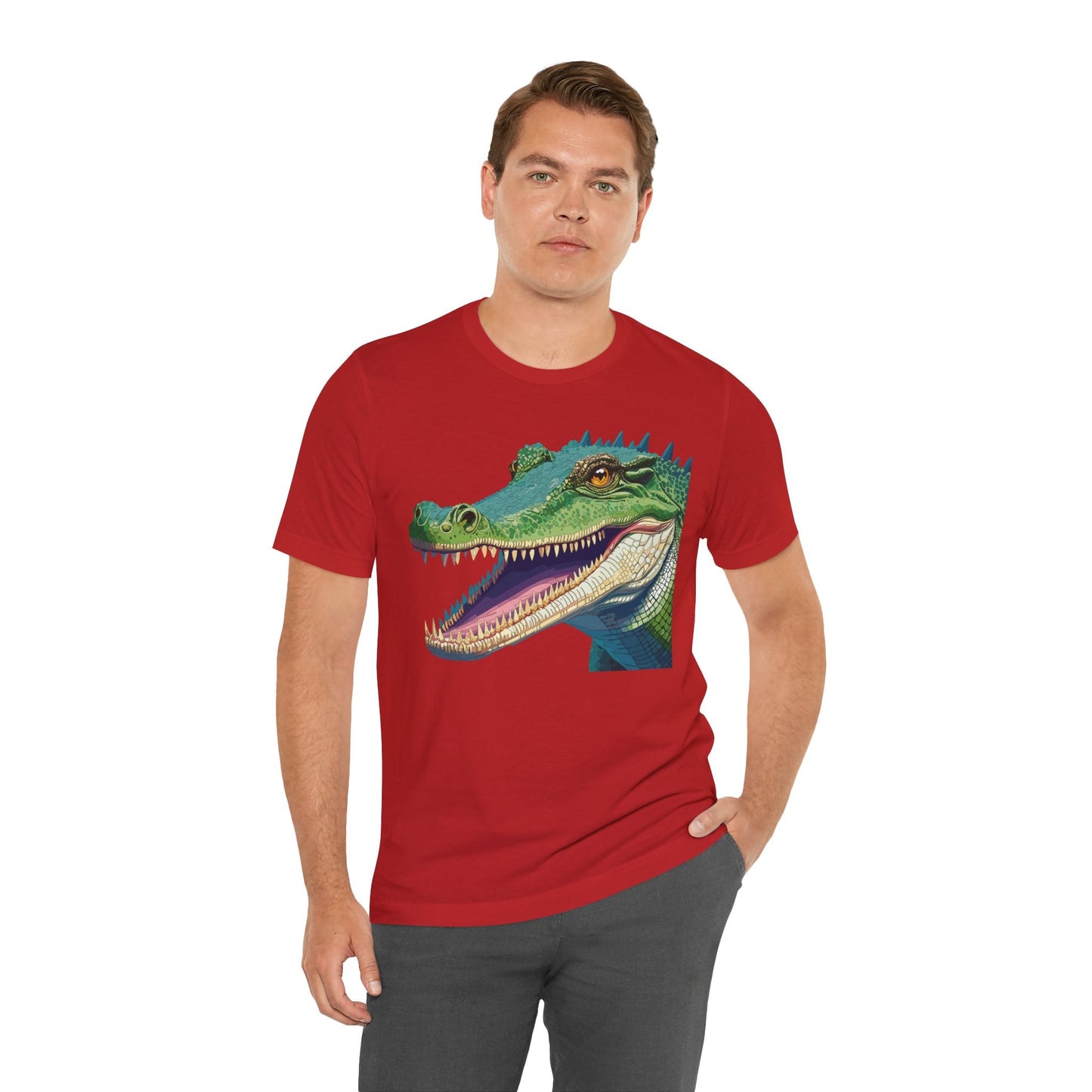 Unisex Animal Tee Shirt With Animals Art Design Wild Animals Jersey Short Sleeve