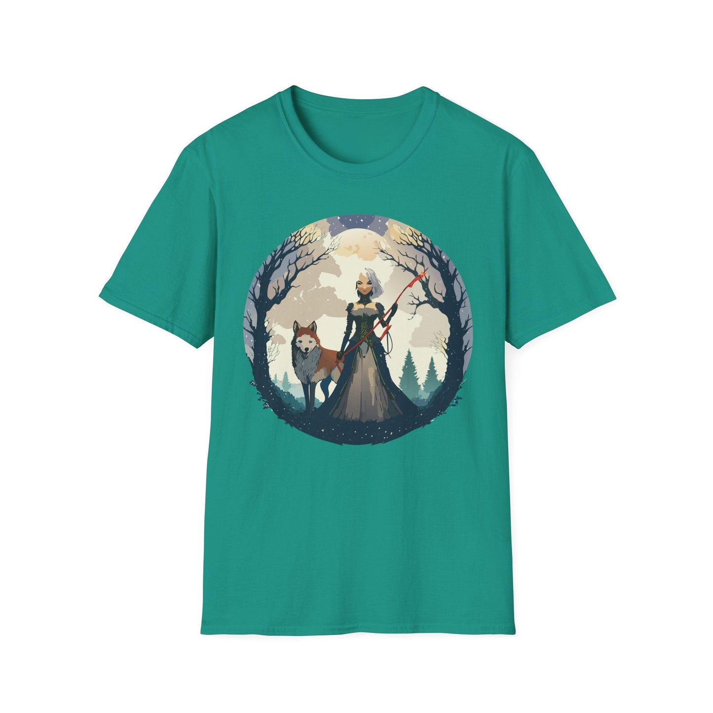 Womens Graphic T Shirts Ladies Art Design Tee Unisex Softstyle Cotton Tee Everyday Comfort