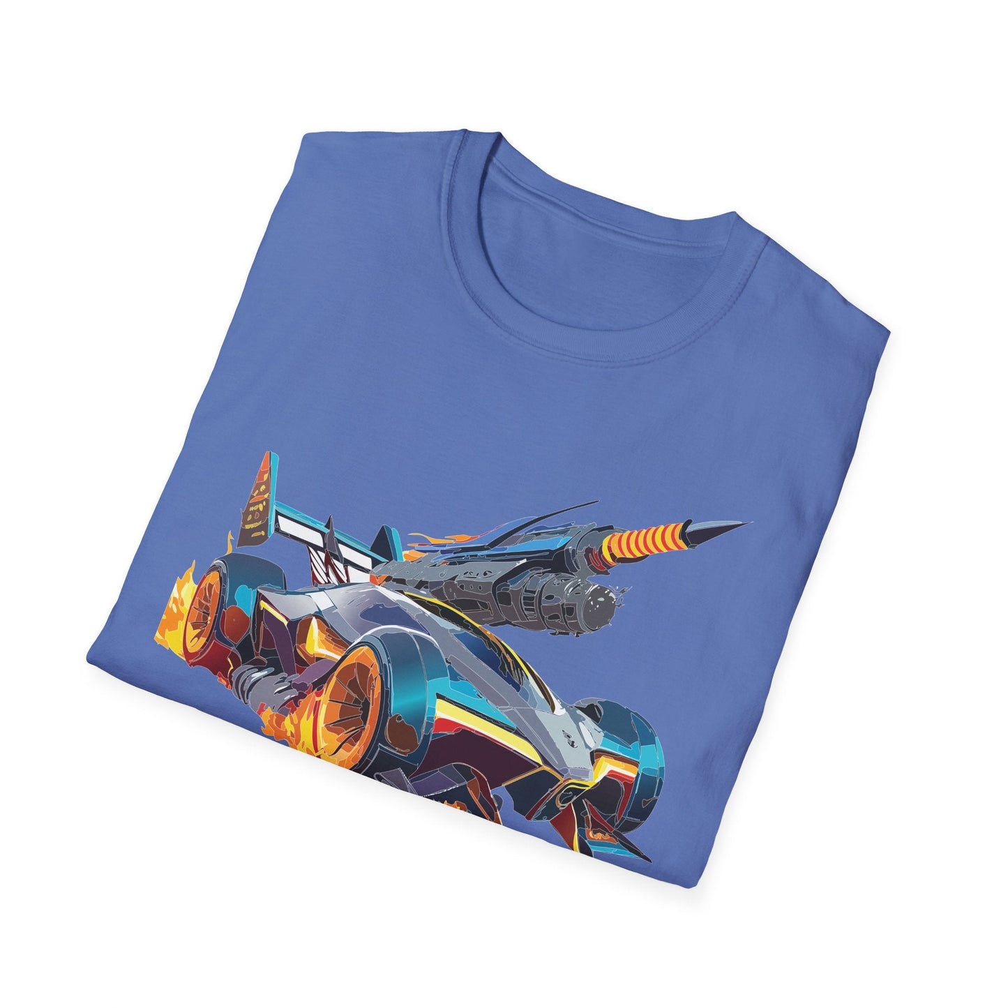 Unisex Car T Shirt Softstyle Cotton Tee With Car Design Hot Wheels Graphic Tee For Men And Women