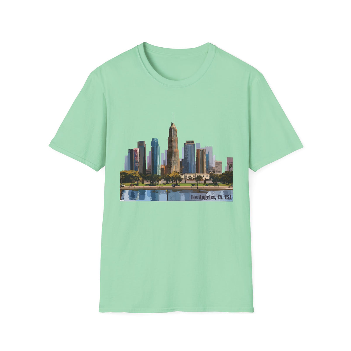 Los Angeles City Skyline T-Shirt | Urban Cityscape Tee