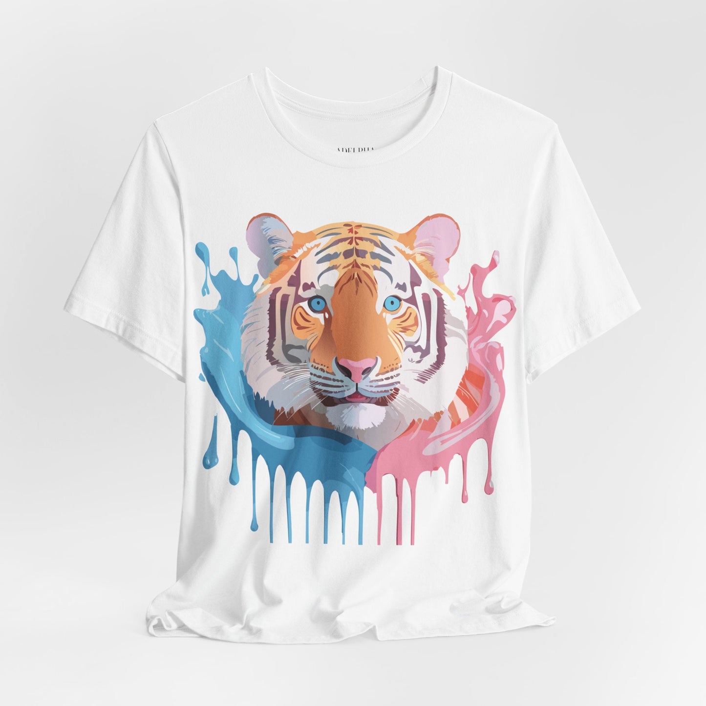 Tiger Graphic T Shirt Unisex Short Sleeve Tee By Adelpha Artwork Vintage Inspired