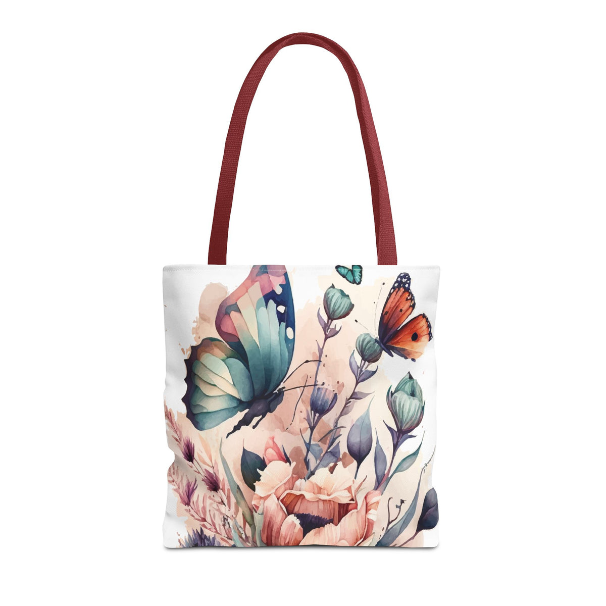 Bolsa con estampado de mariposas 