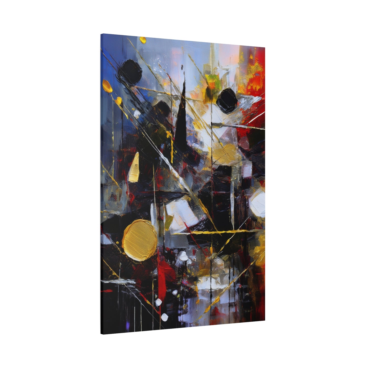 Abstract Oil Painting Print Canvas 20x24,20x30,24x30 24x32,24x36,30x40 32x48,36x48,40x60 Pine-Wood Inner Frame ABS-195