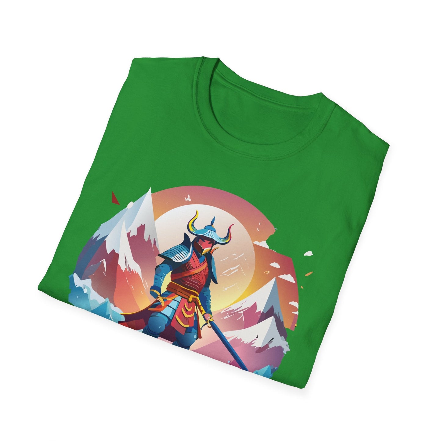 Samurai Style T Shirt Unisex Softstyle 64000 100 Percent Ring Spun Cotton Comfortable Tee
