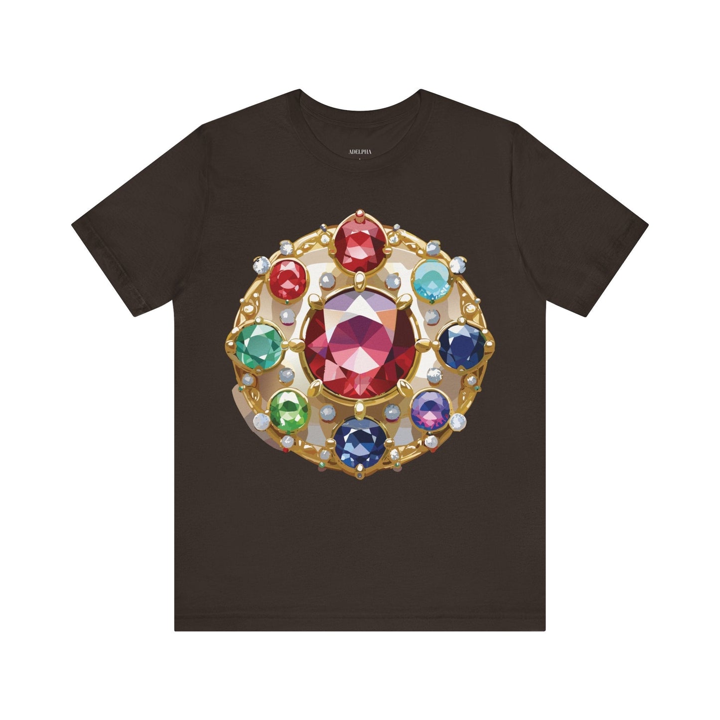 Adelpha Graphic T Shirt Unisex Vintage Artwork Tee Jewelry Design Short Sleeve Art Print