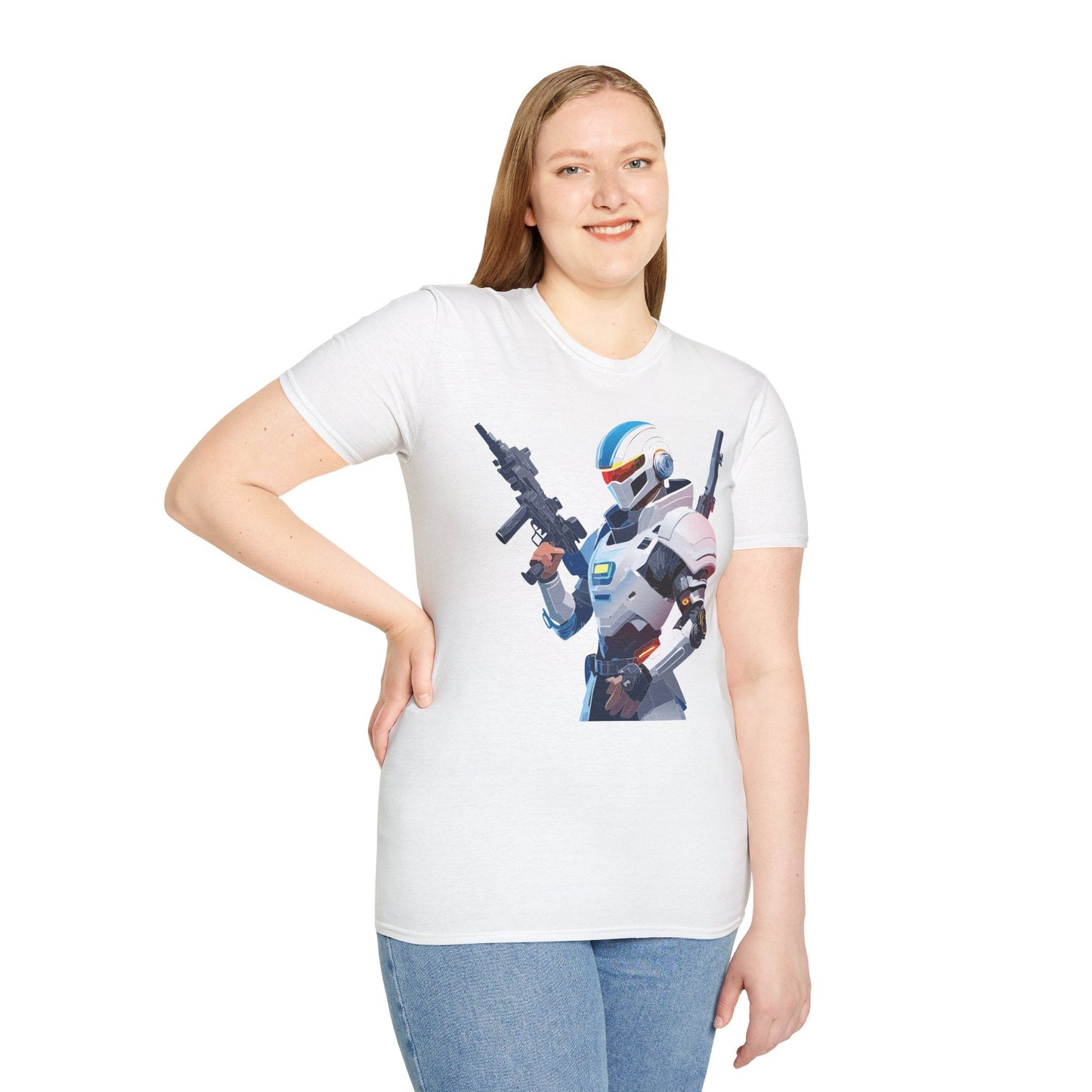 Robocop T Shirt Unisex Gildan Softstyle 64000 100 Percent Ring Spun Cotton Tee Premium