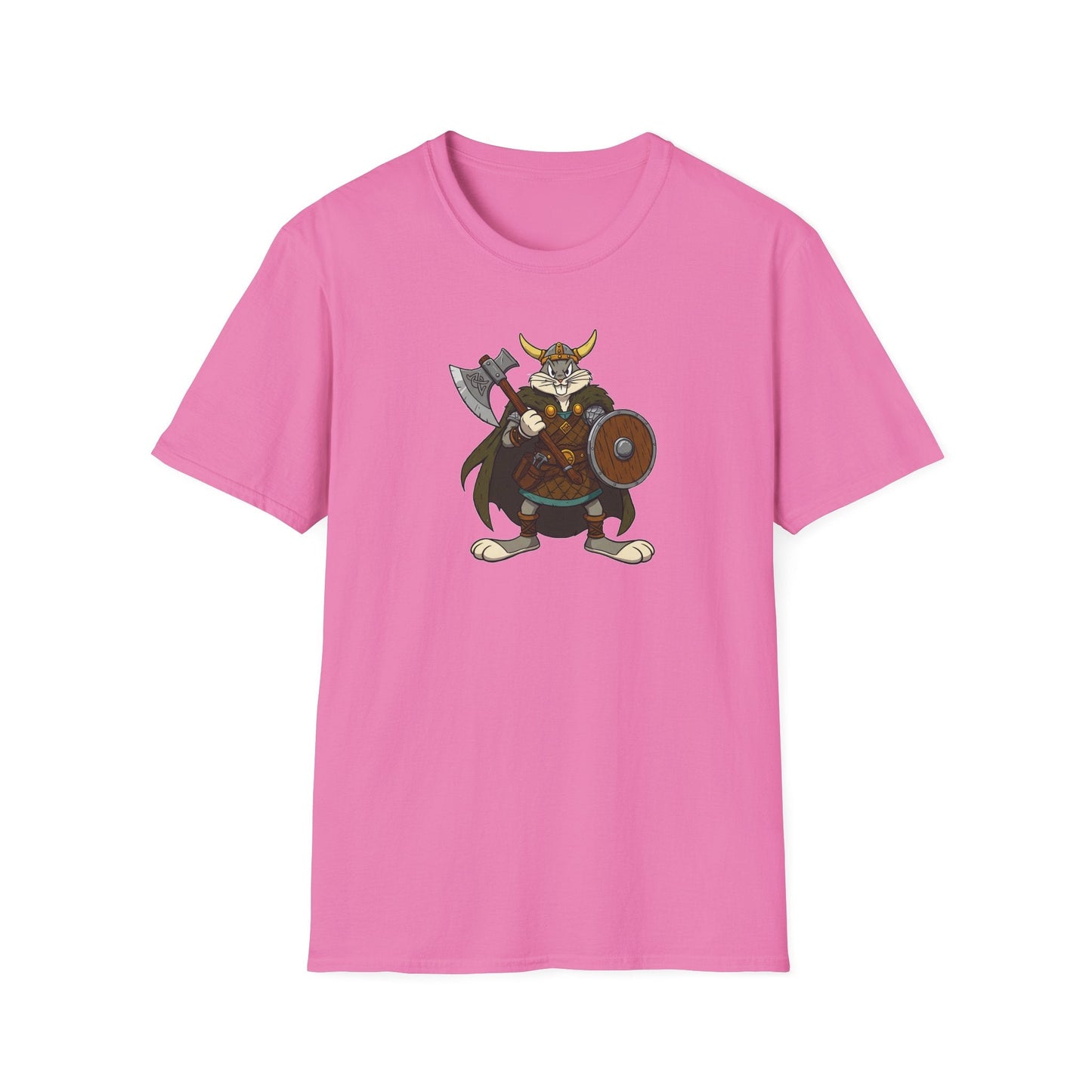 Bugs Bunny T Shirt Cartoon Design Unisex Graphic Tee Gildan Softstyle 64000 Animation Artwork