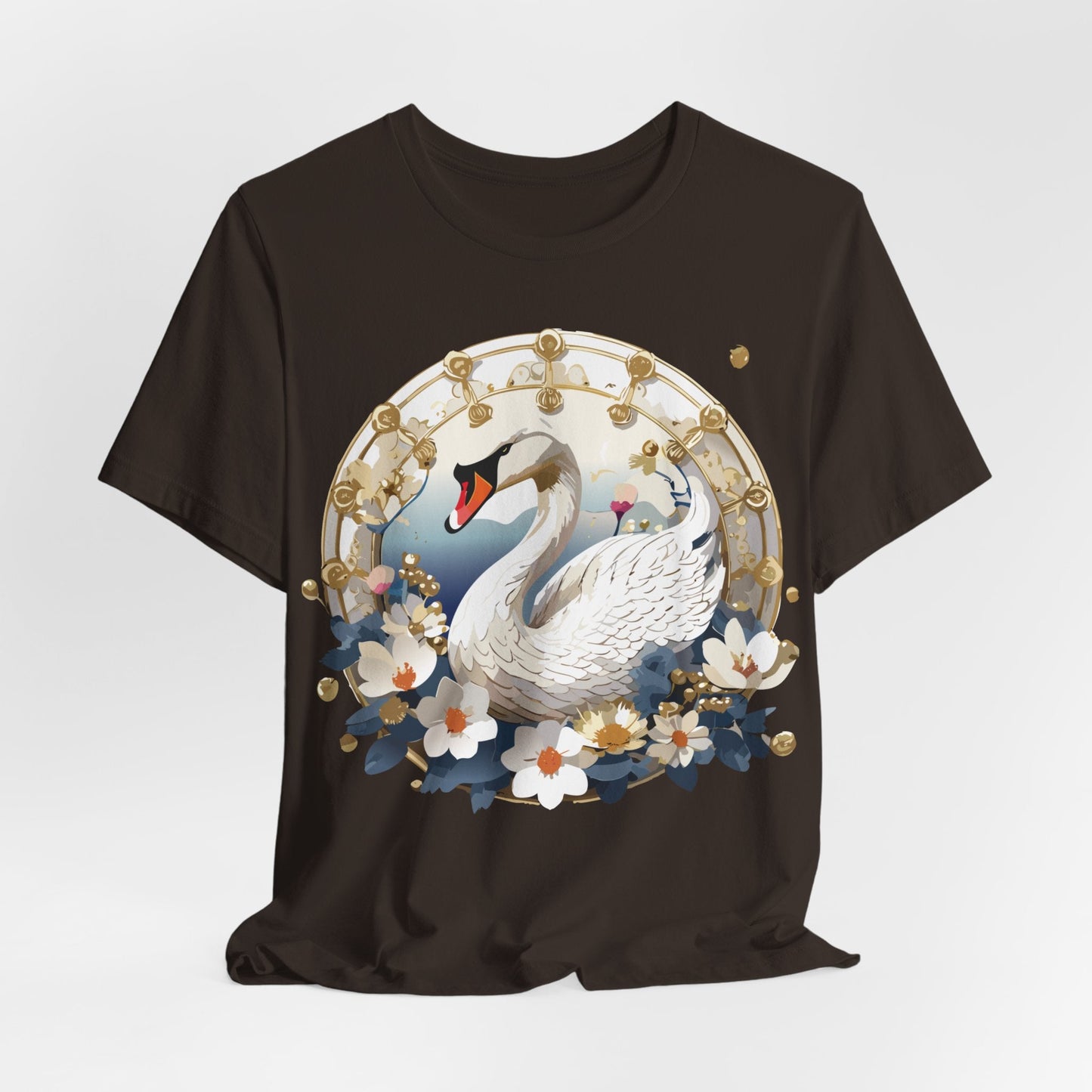 Medallion Graphic Unisex 100 Cotton Vintage Animal Medal Artwork Tee 44