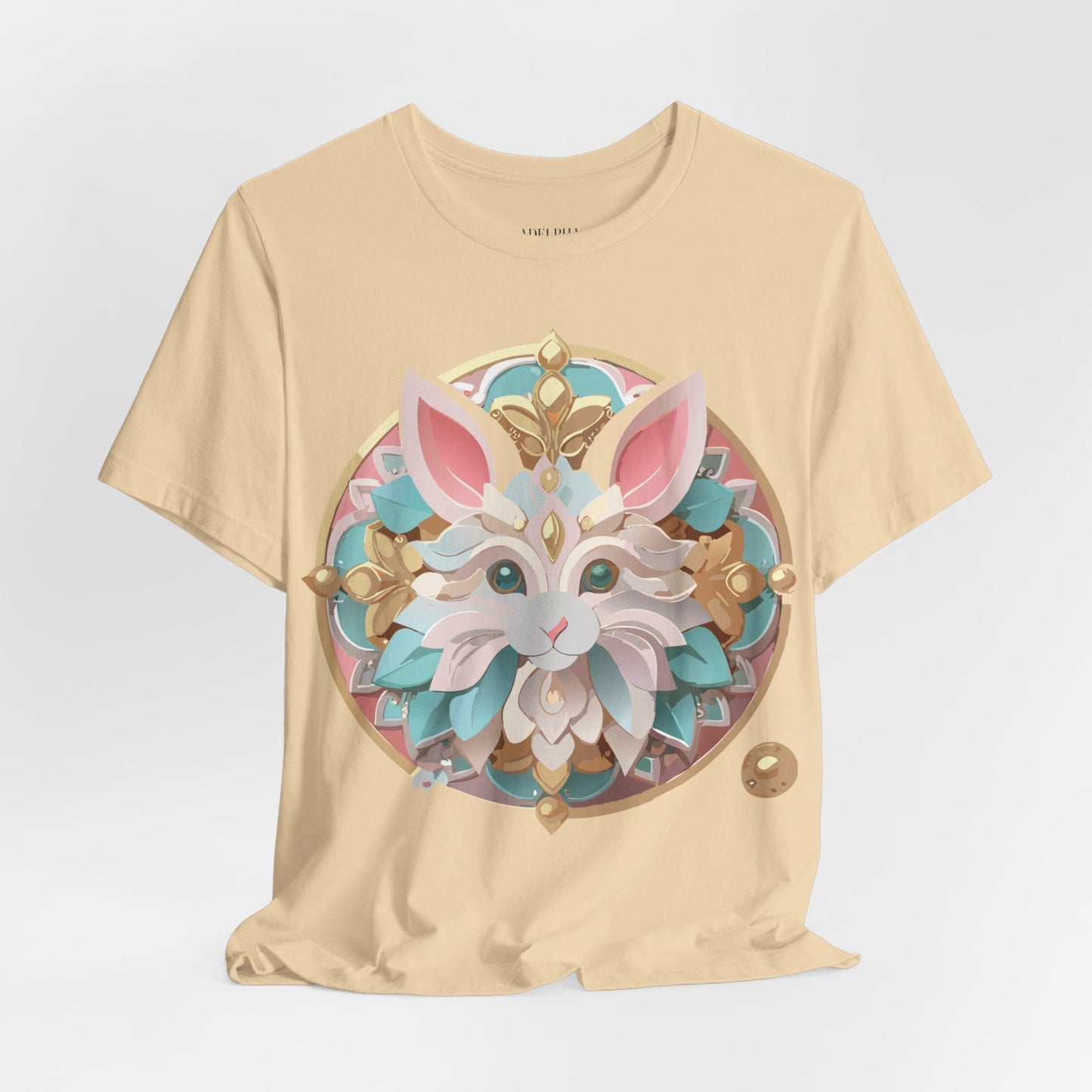 Medallion Graphic Unisex 100 Cotton Vintage Animal Medal Artwork Tee 88