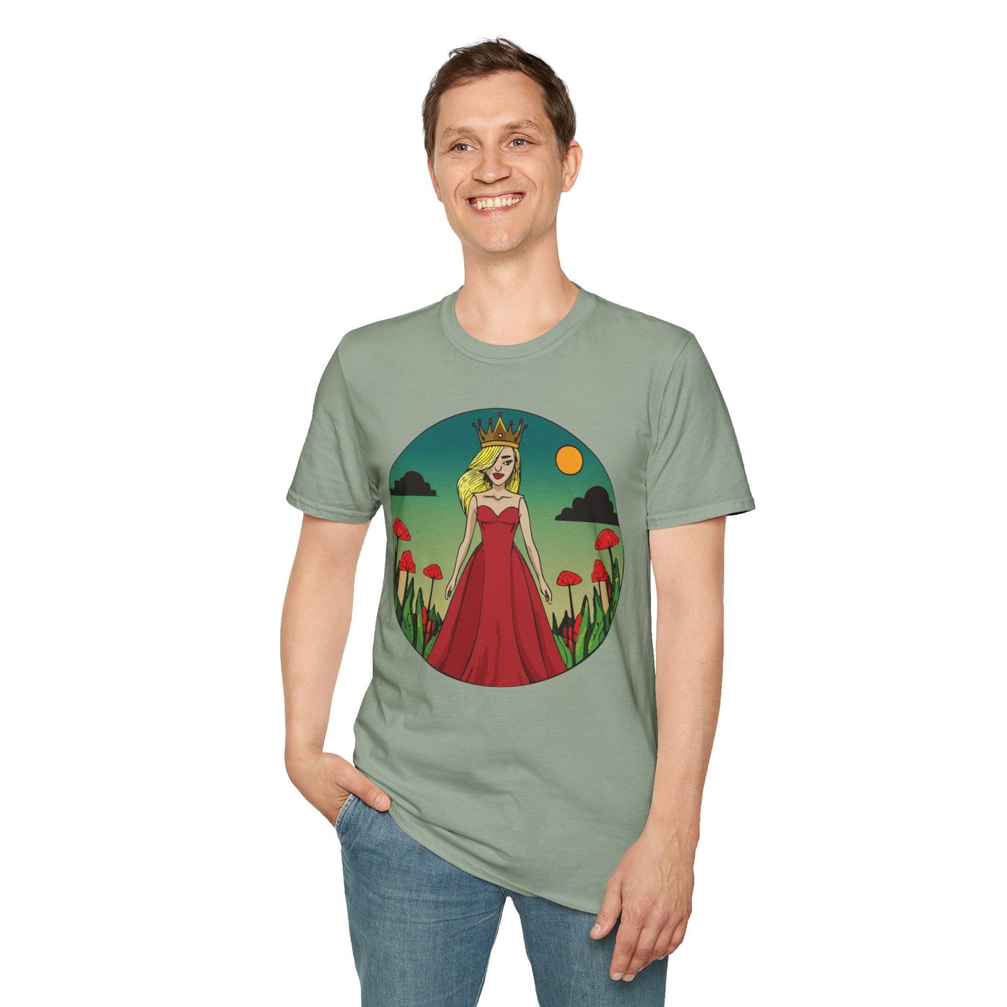 Womens Graphic T Shirt Art Design Tee Unisex Softstyle 64000 Ring Spun Cotton Daily Wear