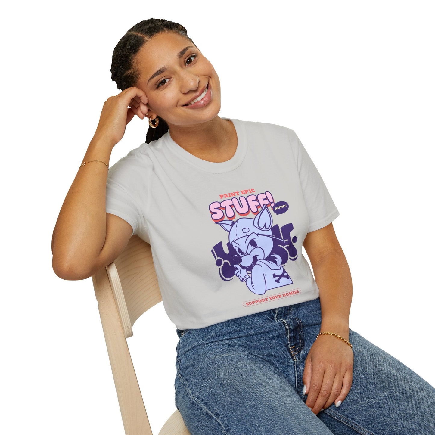 Funny Animals Shirts Unisex Graphic Tee Soft Cotton Gildan Softstyle 64000 Comfortable Everyday Wear