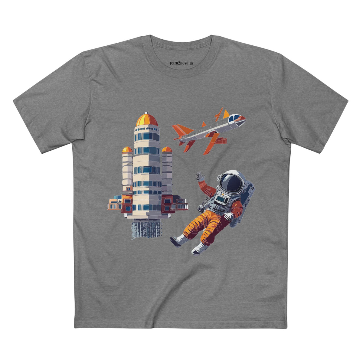 Cosmos Astronaut Graphic Tee Staple Unisex 100 Cotton Tee Shirt - CS-17