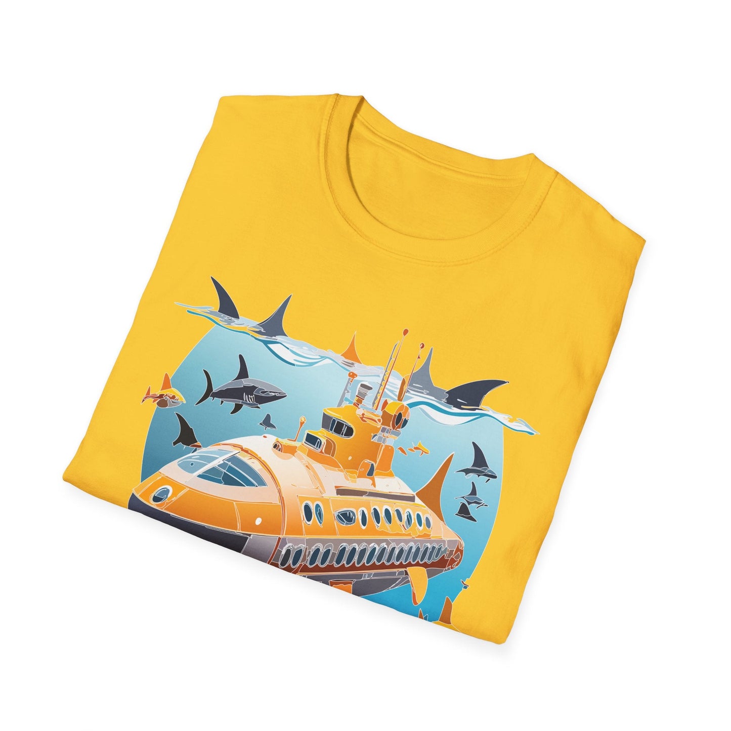 Ocean Graphic Unisex Softstyle Cotton Tee 14