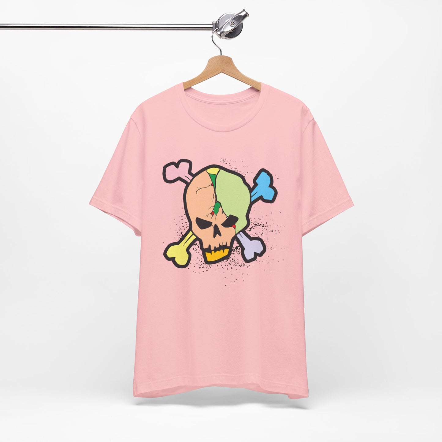 Multi Skull Graphic Design Tee, Skull Shirt, Vintage Tees, Art Design T-Shirt, Vintage Graphic Tee, Art Shirts with Skulls