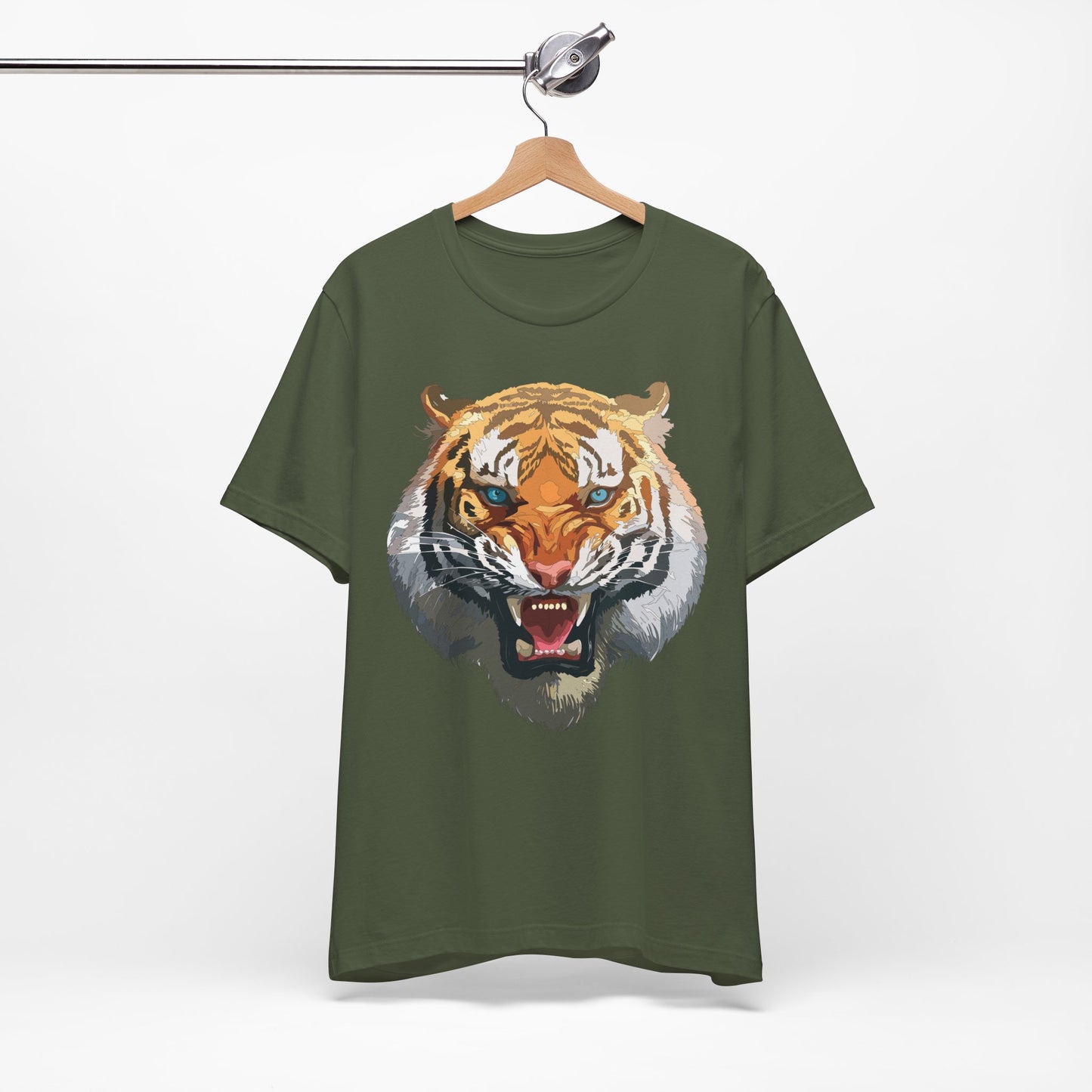Tiger Shirt, Animal Shirt, T-Shirt with Tiger, Art Design Tee, Wild Animals Tees, Safari T-Shirt, Graphic Design Tee 15