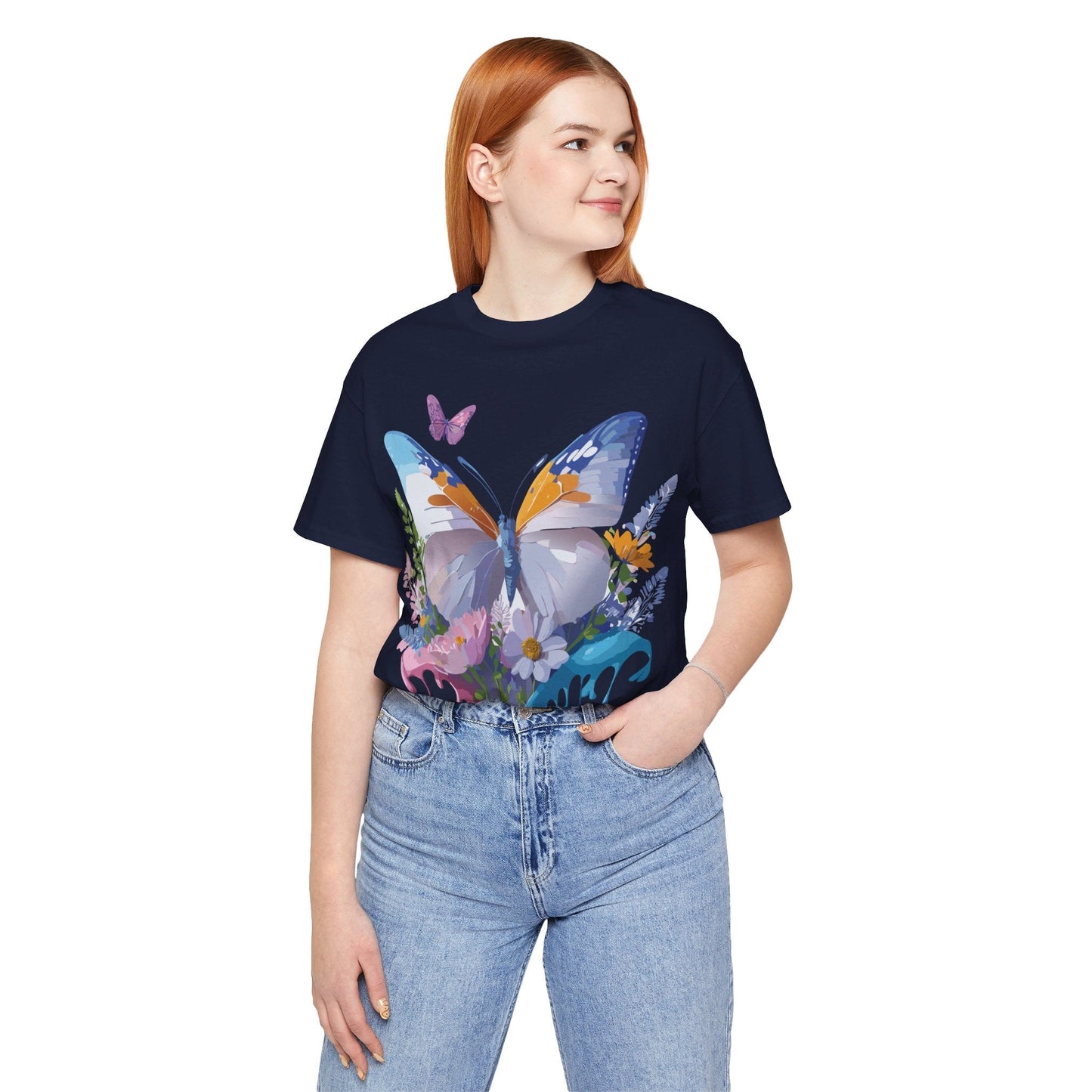 Adelpha Butterfly Graphic Tee Vintage Inspired Unisex Short Sleeve Shirt