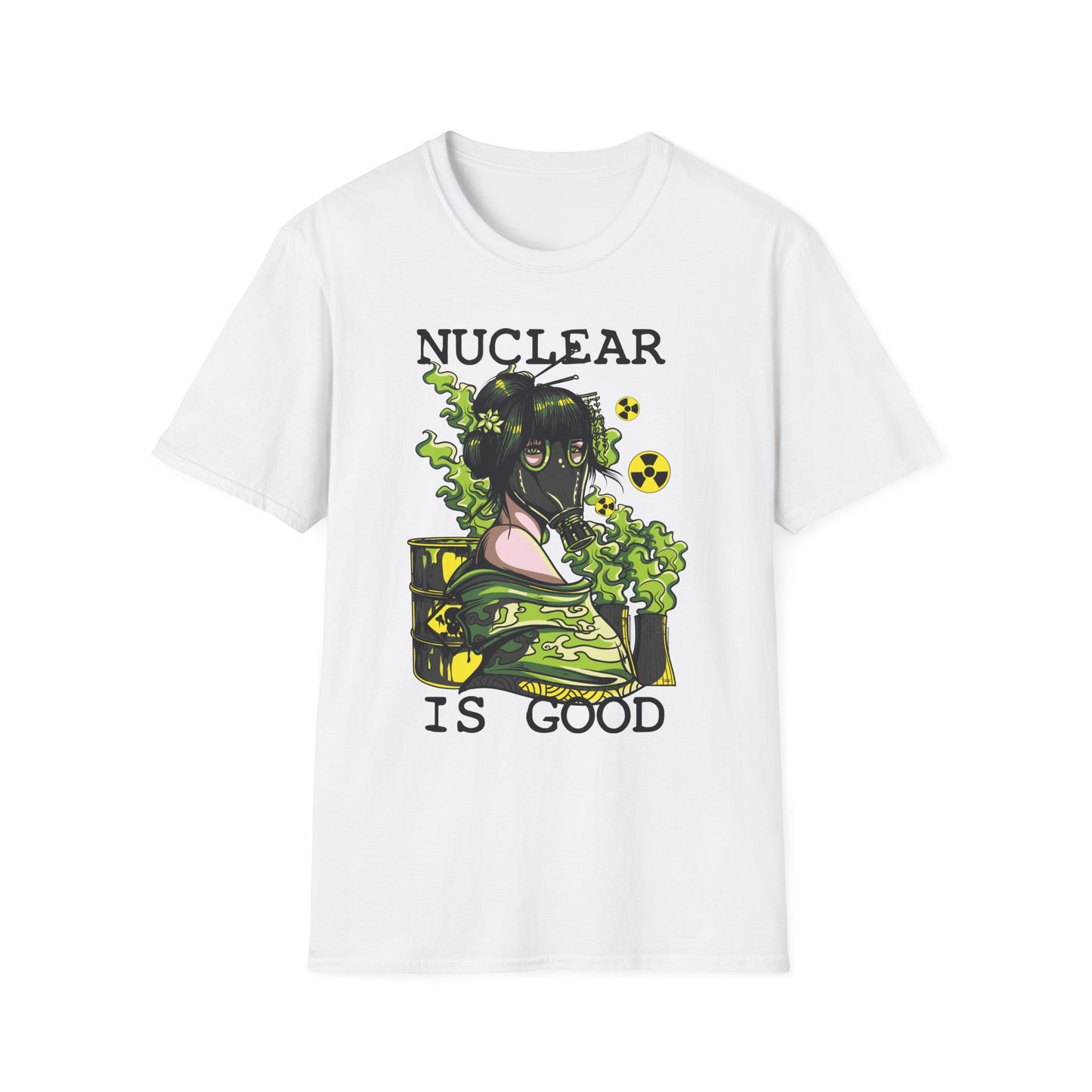 Unisex Cotton T-Shirt with Cartoon Graphic Design