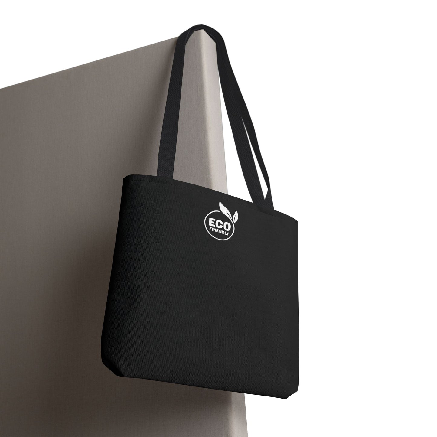 ECO BLACK COLOR CANVAS BAG HIGH-QUALITY 100% SPUN POLYESTER 3 SIZES BAG-E2