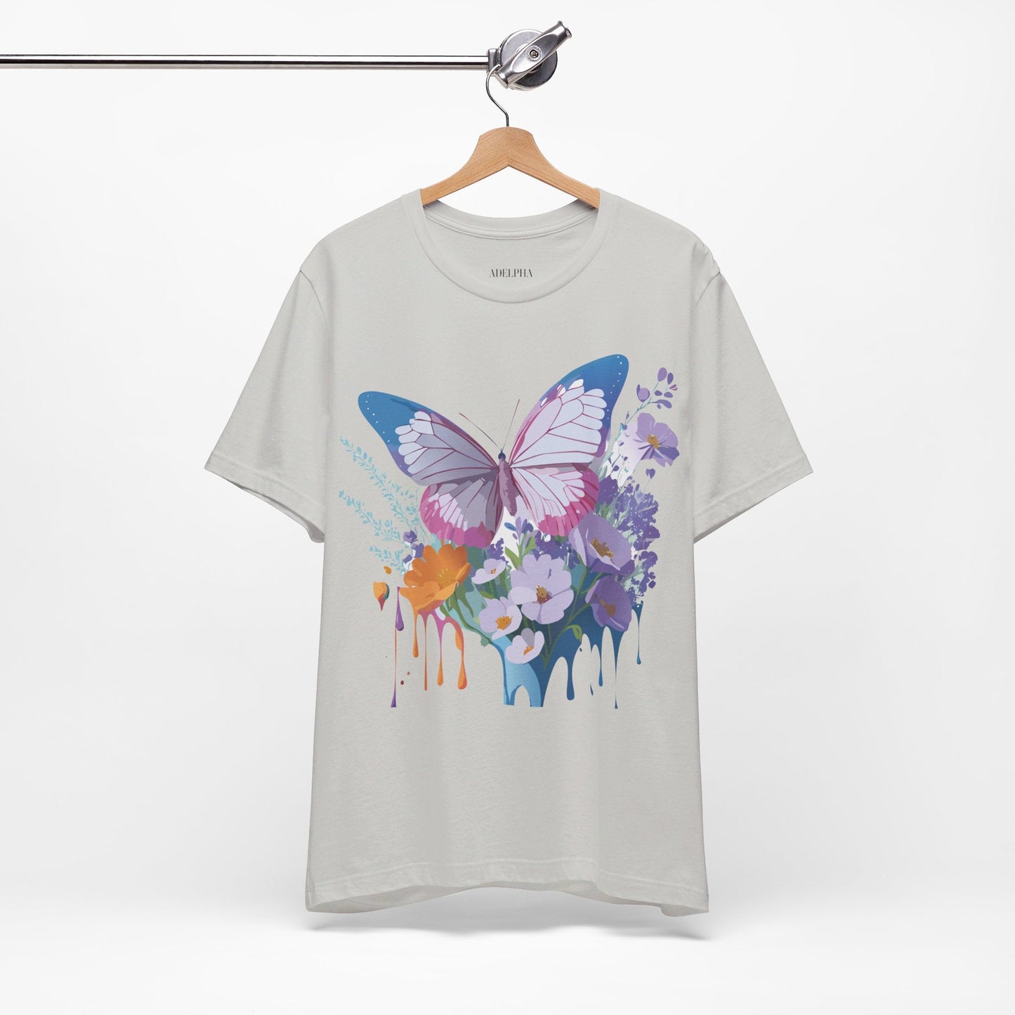 Unisex Butterfly Graphic Tee Adelpha Art Design Vintage Inspired Jersey Tee