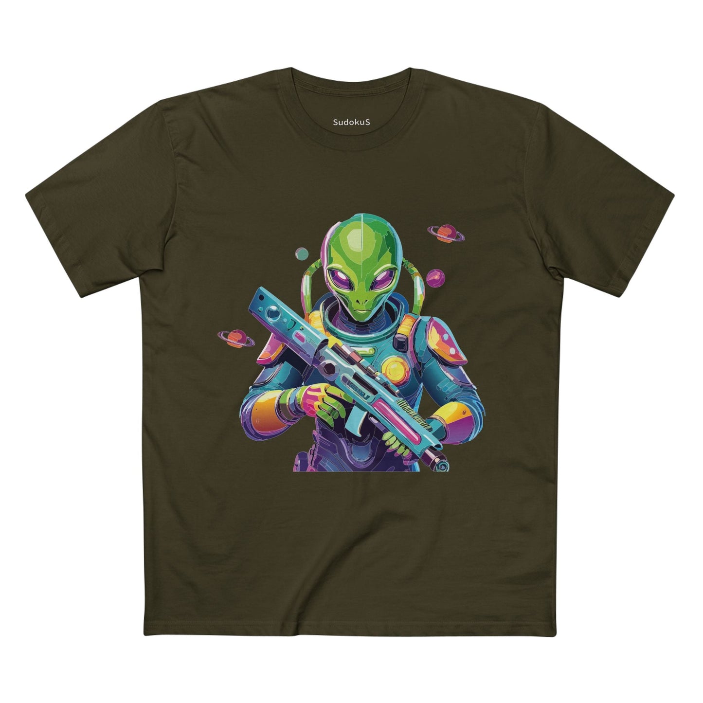 Aliens Graphic Unisex 100 Cotton Staple Tee 58