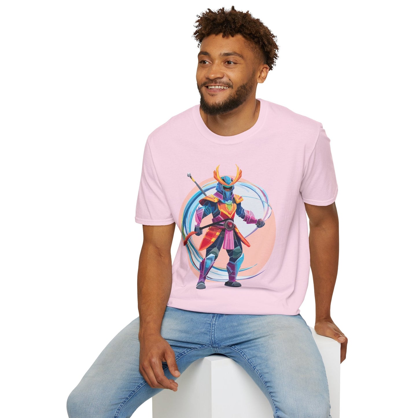Samurai Shirt Unisex Softstyle T Shirt Gildan 64000 Ring Spun Cotton Tee For Everyday Comfort